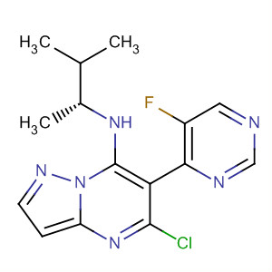 Pyrazolo[1,5-a]pyrimidin-7-amine,5-chloro-N-[(1R)-1,2-dimethylpropyl]-6-(5-fluoro-4-pyrimidinyl)-