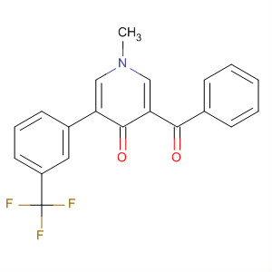 4(1H)-Pyridinone, 3-benzoyl-1-methyl-5-[3-(trifluoromethyl)phenyl]-