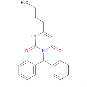 2,4(1H,3H)-Pyrimidinedione, 6-butyl-3-(diphenylmethyl)-