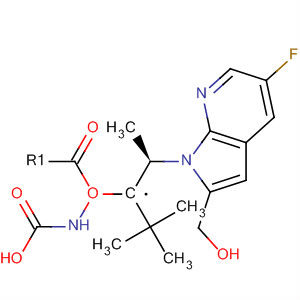 Carbamic acid,[(2R)-2-[5-fluoro-2-(hydroxymethyl)-1H-pyrrolo[2,3-b]pyridin-1-yl]propyl]-, 1,1-dimethylethyl ester