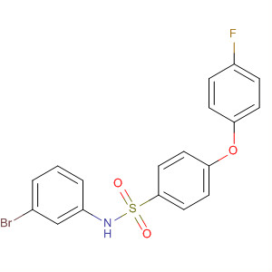 Benzenesulfonamide, N-(3-bromophenyl)-4-(4-fluorophenoxy)-