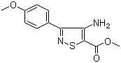 Methyl 4-amino-3-(4-methoxyphenyl)isothiazole-5-carboxylate