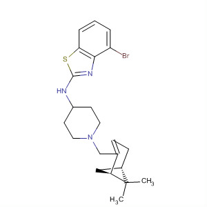 2-Benzothiazolamine,4-bromo-N-[1-[[(1R,5S)-6,6-dimethylbicyclo[3.1.1]hept-2-en-2-yl]methyl]-4-piperidinyl]-