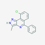1H-Pyrazolo[4,3-c]isoquinoline, 9-chloro-3-methyl-5-phenyl-