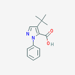1H-Pyrazole-5-carboxylic acid, 4-(1,1-dimethylethyl)-1-phenyl-