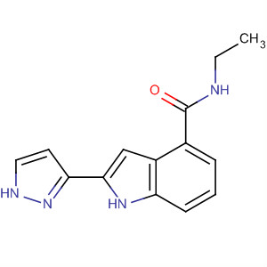 1H-Indole-4-carboxamide, N-ethyl-2-(1H-pyrazol-3-yl)-