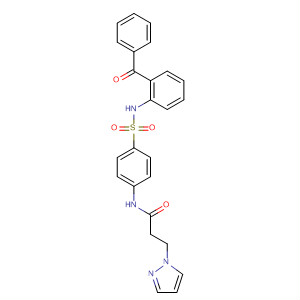 1H-Pyrazole-1-propanamide,N-[4-[[(2-benzoylphenyl)amino]sulfonyl]phenyl]-