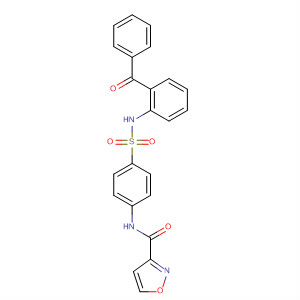 3-Isoxazolecarboxamide,N-[4-[[(2-benzoylphenyl)amino]sulfonyl]phenyl]-