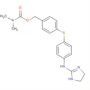 Carbamic acid, dimethyl-,[4-[[4-[(4,5-dihydro-1H-imidazol-2-yl)amino]phenyl]thio]phenyl]methylester