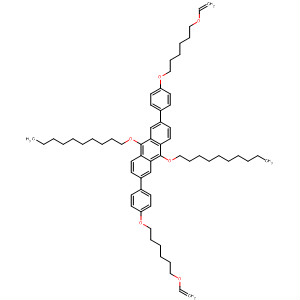 Anthracene,9,10-bis(decyloxy)-2,6-bis[4-[[6-(ethenyloxy)hexyl]oxy]phenyl]-