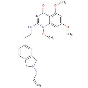 4(1H)-Quinazolinone,2-[[[2,3-dihydro-2-(2-propenyl)-1H-isoindol-5-yl]methyl]methylamino]-5,6,7-trimethoxy-