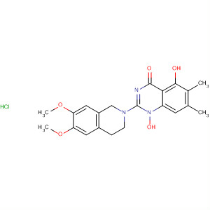 4(1H)-Quinazolinone,2-(3,4-dihydro-6,7-dimethoxy-2(1H)-isoquinolinyl)-5-hydroxy-6,7-dimethoxy-, monohydrochloride