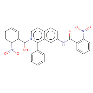 Benzamide,2-nitro-N-[1,2,3,4-tetrahydro-2-(2-nitrobenzoyl)-1-phenyl-7-isoquinolinyl]-