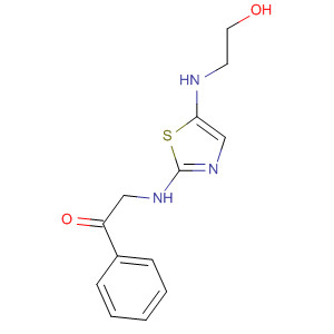 Ethanone, 2-[[5-[(2-hydroxyethyl)amino]-2-thiazolyl]amino]-1-phenyl-