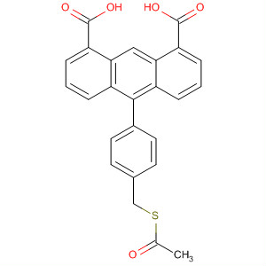 1,8-Anthracenedicarboxylic acid, 10-[4-[(acetylthio)methyl]phenyl]-