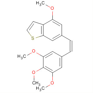 Benzo[b]thiophene,4-methoxy-6-[(1Z)-2-(3,4,5-trimethoxyphenyl)ethenyl]-