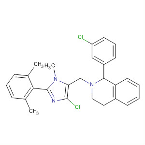 Isoquinoline,2-[[4-chloro-2-(2,6-dimethylphenyl)-1-methyl-1H-imidazol-5-yl]methyl]-1-(3-chlorophenyl)-1,2,3,4-tetrahydro-