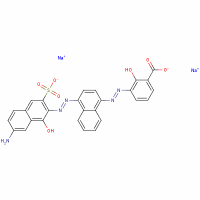 3-[[4-[(7-amino-1-hydroxy-3-sulpho-2-naphthyl)azo]-1-naphthyl]azo]salicylic acid, sodium salt