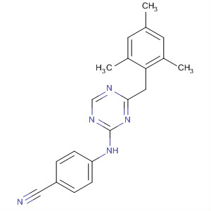 Benzonitrile,4-[[4-[(2,4,6-trimethylphenyl)methyl]-1,3,5-triazin-2-yl]amino]-