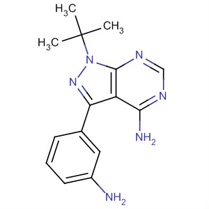 1H-Pyrazolo[3,4-d]pyrimidin-4-amine,3-(3-aminophenyl)-1-(1,1-dimethylethyl)-