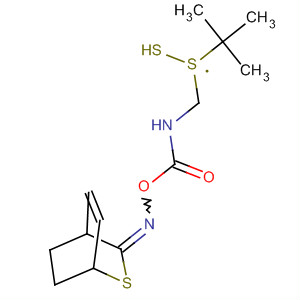 2-Thiabicyclo[2.2.2]oct-5-en-3-one,O-[[[(1,1-dimethylethyl)dithio]methylamino]carbonyl]oxime