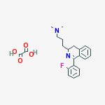 3-ISOQUINOLINEPROPANAMINE,3,4-DIHYDRO-N,N-DIMETHYL-1-(2-FLUOROPHENYL)-,ETHANEDIOATE