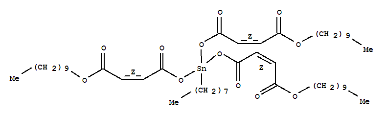 decyl (all-Z)-6-[[4-(decyloxy)-1,4-dioxobut-2-enyl]oxy]-6-octyl-4,8,11-trioxo-5,7,12-trioxa-6-stannadocosa-2,9-dienoate