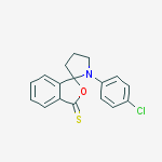 1'-(4-chlorophenyl)-3H-spiro[2-benzofuran-1,2'-pyrrolidine]-3-thione