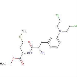 L-Methionine, N-[3-[bis(2-chloroethyl)amino]-L-phenylalanyl]-, ethyl ester