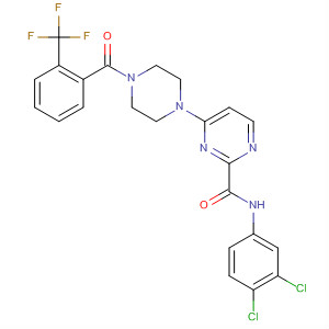 3-Pyridazinecarboxamide,N-(3,4-dichlorophenyl)-6-[4-[2-(trifluoromethyl)benzoyl]-1-piperazinyl]-