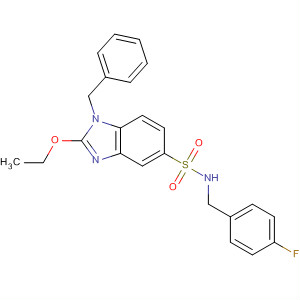 1H-Benzimidazole-5-sulfonamide,2-ethoxy-N-[(4-fluorophenyl)methyl]-1-(phenylmethyl)-