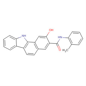11H-Benzo[a]carbazole-3-carboxamide, 2-hydroxy-N-(2-methylphenyl)-