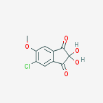 5-chloro-2,2-dihydroxy-6-methoxy-1H-indene-1,3(2H)-dione
