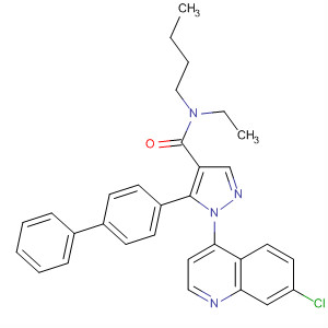 1H-Pyrazole-4-carboxamide,5-[1,1'-biphenyl]-4-yl-N-butyl-1-(7-chloro-4-quinolinyl)-N-ethyl-
