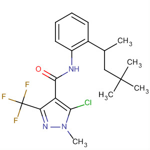 1H-Pyrazole-4-carboxamide,5-chloro-1-methyl-3-(trifluoromethyl)-N-[2-(1,3,3-trimethylbutyl)phenyl]-