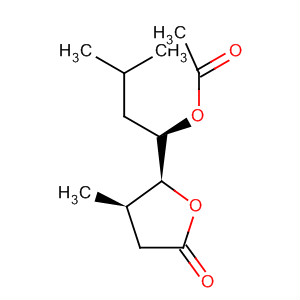 2(3H)-Furanone, 5-[(1R)-1-(acetyloxy)-3-methylbutyl]dihydro-4-methyl-,(4R,5S)-
