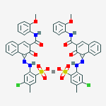calcium bis[6-chloro-4-[[2-hydroxy-3-[(2-methoxyphenyl)carbamoyl]-1-naphthyl]azo]toluene-3-sulphonate]