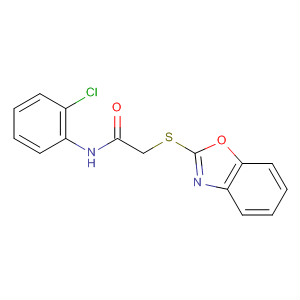 Acetamide, 2-(2-benzoxazolylthio)-N-(2-chlorophenyl)-