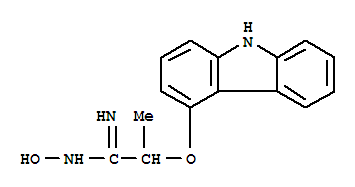 2-(9H-Carbazol-4-yloxy)-N-hydroxypropanimidamide