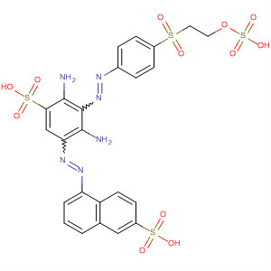 2-Naphthalenesulfonic acid,5-[[2,4-diamino-5-sulfo-3-[[4-[[2-(sulfooxy)ethyl]sulfonyl]phenyl]azo]phenyl]azo]-