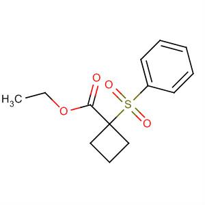 Cyclobutanecarboxylic acid, 1-(phenylsulfonyl)-, ethyl ester
