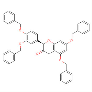 2H-1-Benzopyran-3(4H)-one,2-[3,4-bis(phenylmethoxy)phenyl]-5,7-bis(phenylmethoxy)-, (2R)-