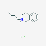 Isoquinolinium, 2-butyl-1,2,3,4-tetrahydro-2-methyl-, chloride