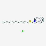 Isoquinolinium, 2-[(dodecylthio)methyl]-, chloride