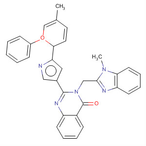 4(3H)-Quinazolinone,3-[(1-methyl-1H-benzimidazol-2-yl)methyl]-2-(5-methyl-1-phenyl-1H-pyrazol-4-yl)-