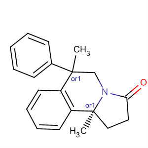 Pyrrolo[2,1-a]isoquinolin-3(2H)-one,1,5,6,10b-tetrahydro-6,10b-dimethyl-6-phenyl-, cis-