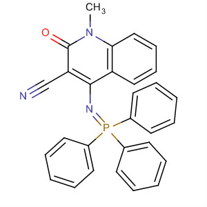 3-Quinolinecarbonitrile,1,2-dihydro-1-methyl-2-oxo-4-[(triphenylphosphoranylidene)amino]-