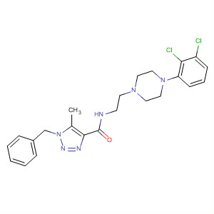 1H-1,2,3-Triazole-4-carboxamide,N-[2-[4-(2,3-dichlorophenyl)-1-piperazinyl]ethyl]-5-methyl-1-(phenylmethyl)-