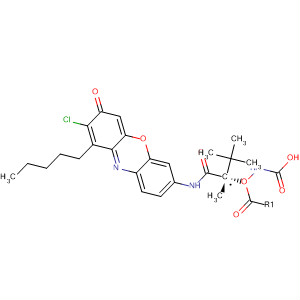 Carbamic acid,[(1S)-2-[(2-chloro-3-oxo-1-pentyl-3H-phenoxazin-7-yl)amino]-1-methyl-2-oxoethyl]-, 1,1-dimethylethyl ester