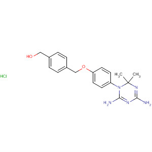 Benzenemethanol,4-[[4-(4,6-diamino-2,2-dimethyl-1,3,5-triazin-1(2H)-yl)phenoxy]methyl]-,monohydrochloride